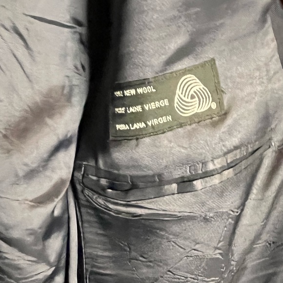 POLO RALPH LAUREN Classic 2 Button Navy Blazer with Gold Buttons Wool Size 44L - Picture 4 of 7